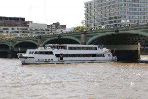 The Thames Princess, one of the fleet at Thames Cruises
